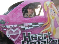 Boy Scout visit to monster truck shop. (Martial Law)